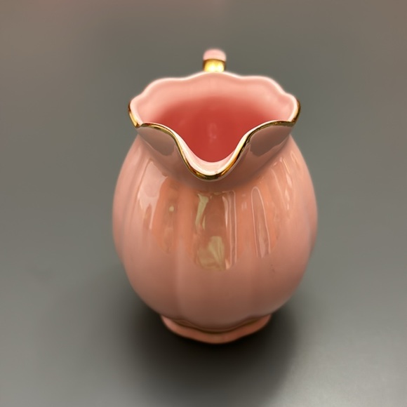 Grace Teaware Fine Porcelain Creamer Lusterware Pink and Gold Vintage - gift - Picture 2 of 8